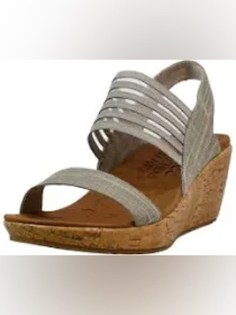 SKECHERS Luxe Foam Beverley Smitten Kitten Wedges BNIB